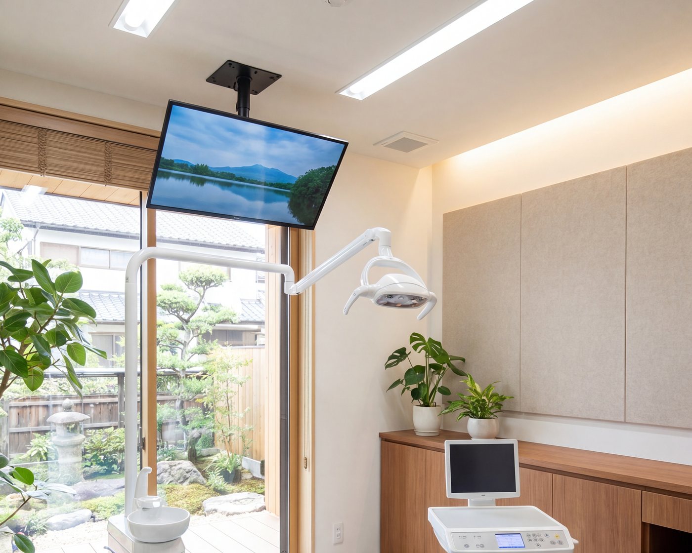 Modern dental clinic interior
